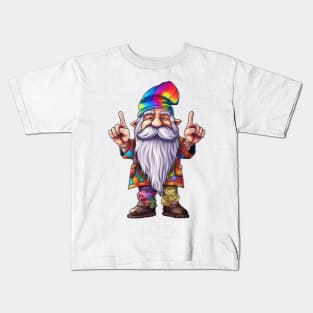 Hippie Gnome #18 Kids T-Shirt